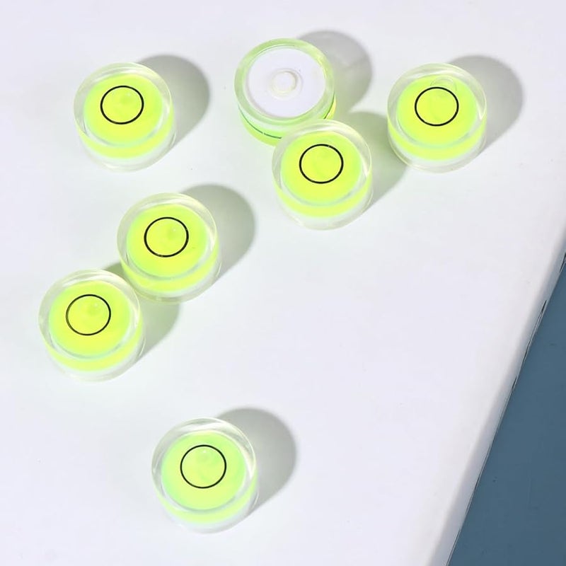 Lifkome 16 Pcs Universal Circular Bubble Level 15mm Diameter 6mm Height Green - Image 4